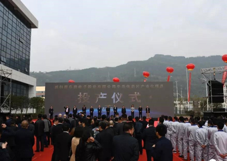 xingkong.com微电子股份有限公司半导体芯片产业化项目投产仪式